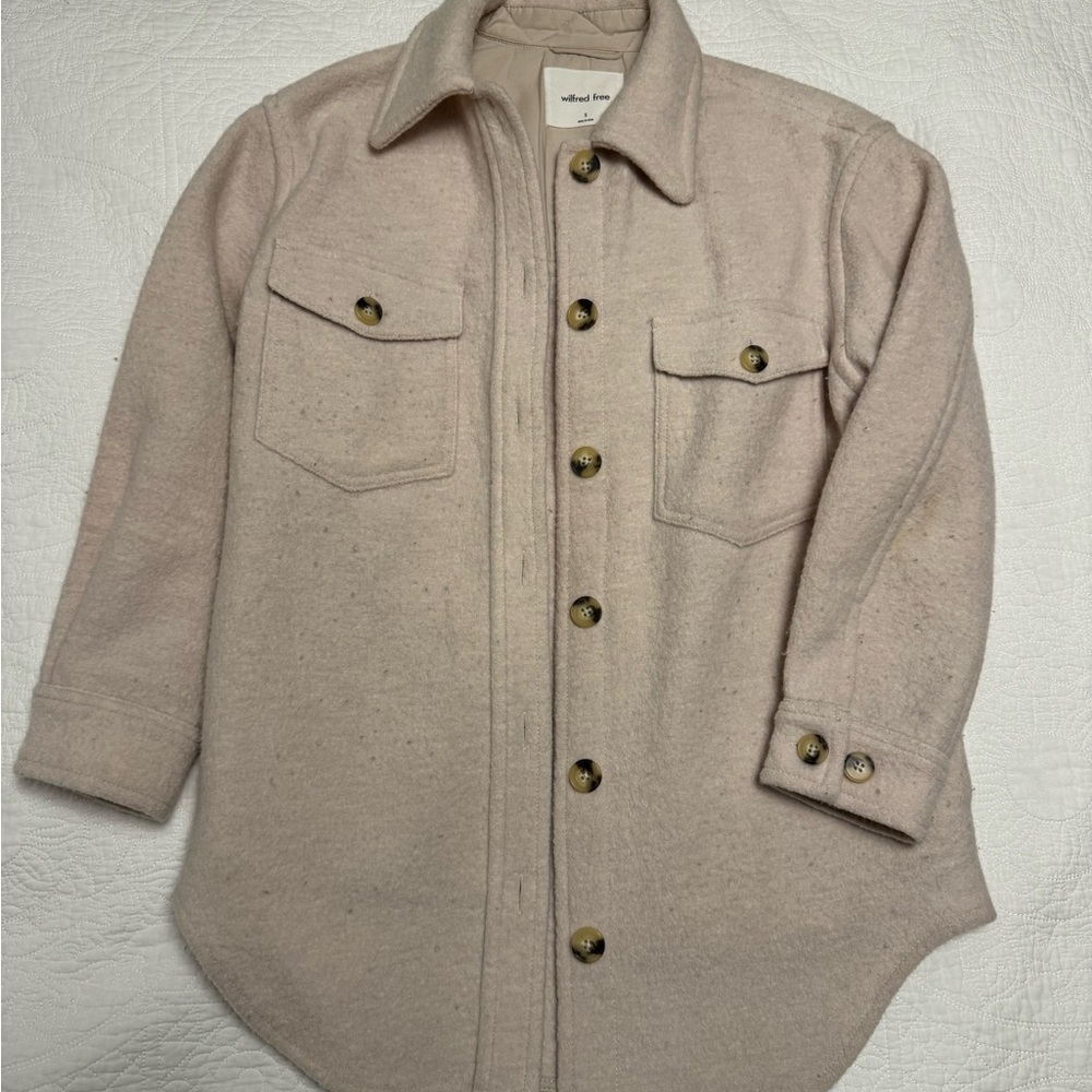 Wilfred Light Tan Utility Jacket